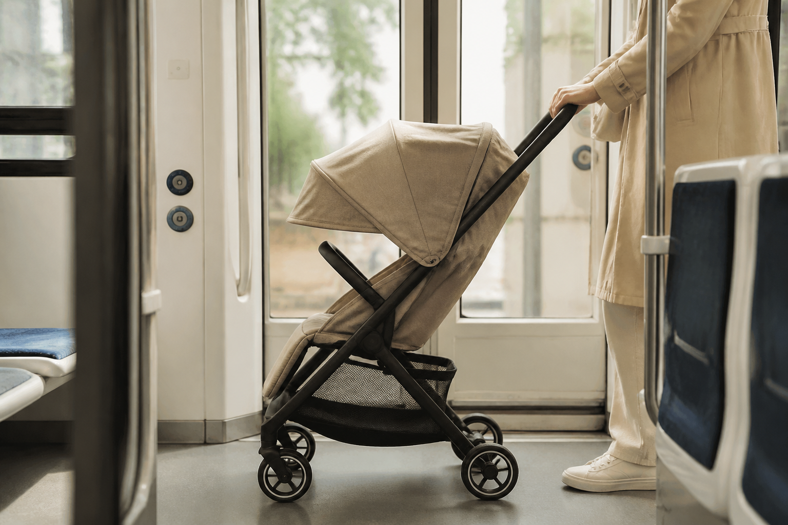 Welke kinderwagen voor het openbaar vervoer? 5 slimme keuzes voor trein en bus